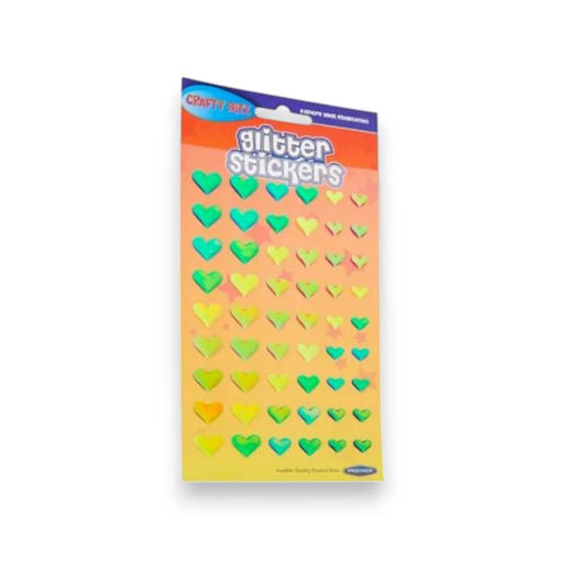 Picture of CRAFTY BITZ ADHESIVE GEMS SHIMMER HEARTS 54 PIECES